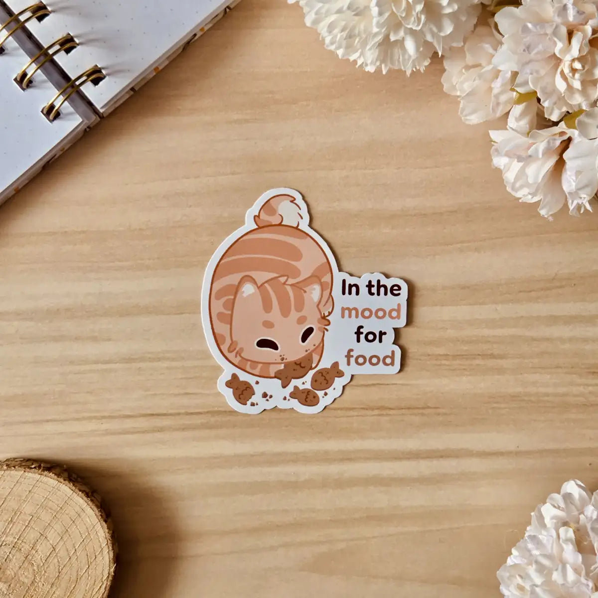 Kiss Cut Sticker - In the mood for food