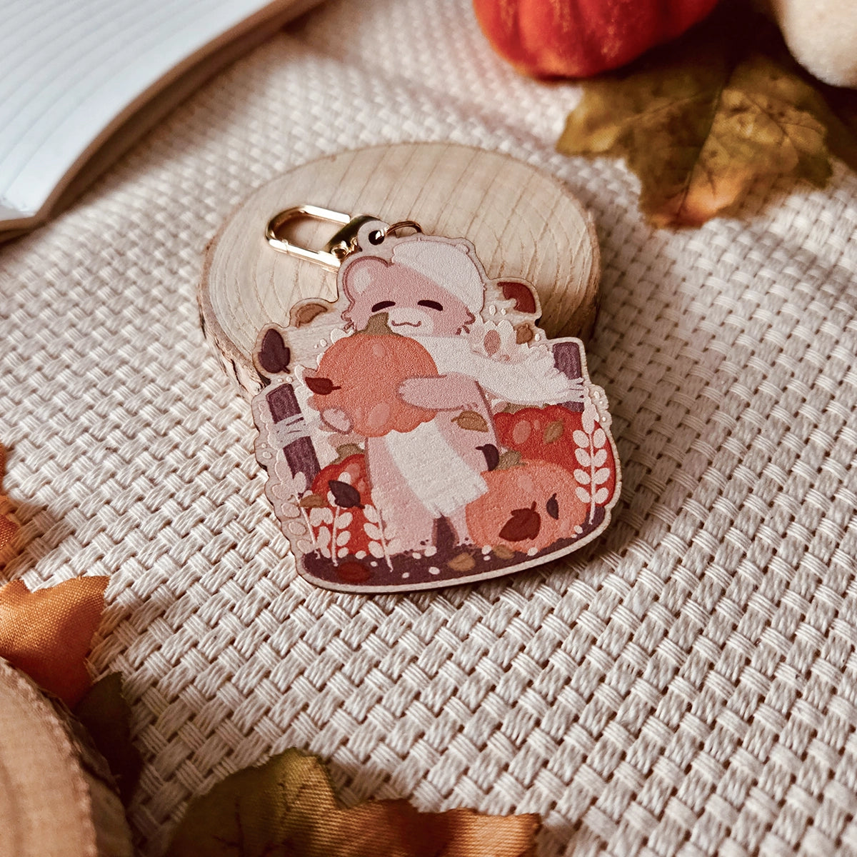 Wooden charm - Pumpkin Patch