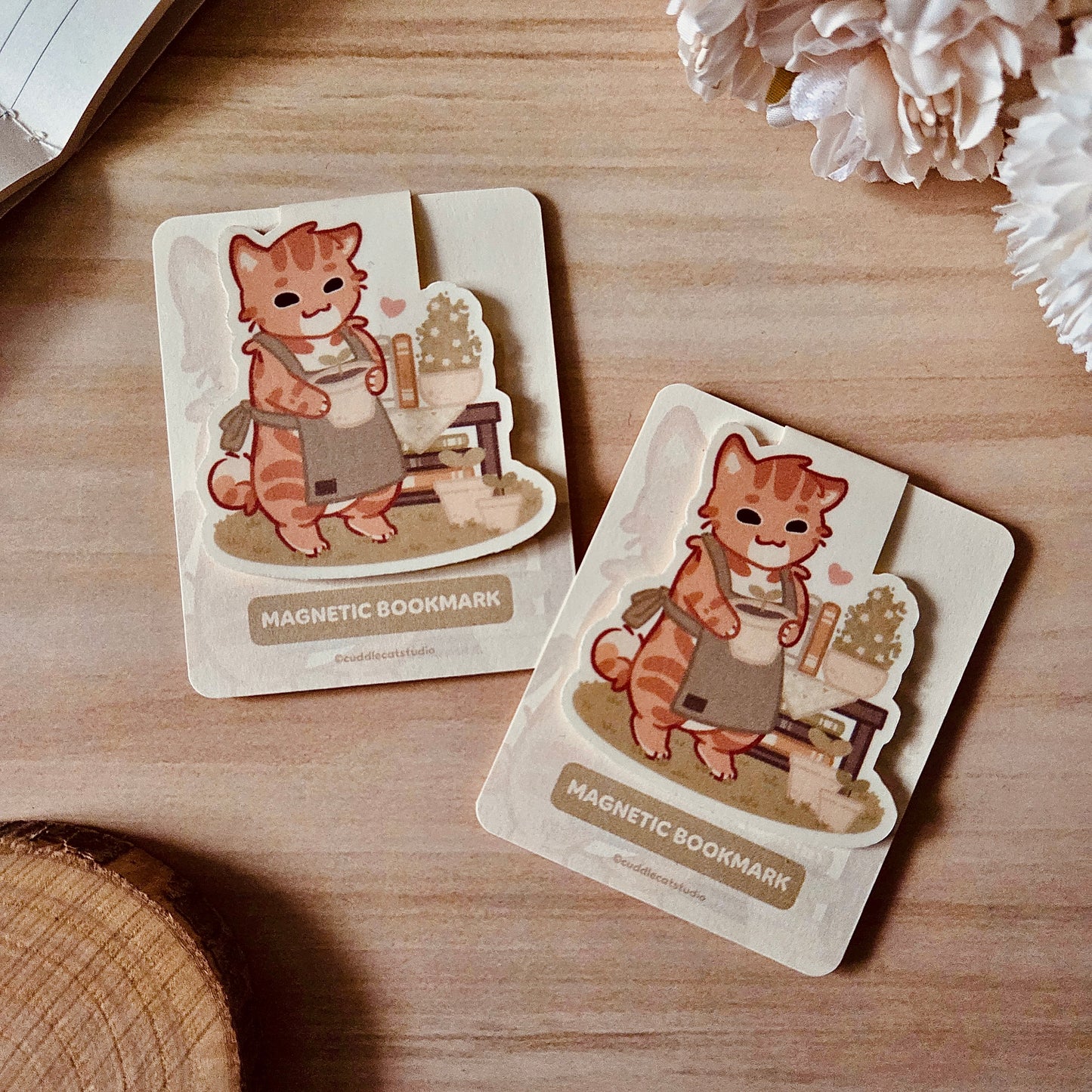 magnetic bookmark - Plants & Books I Little Flowers