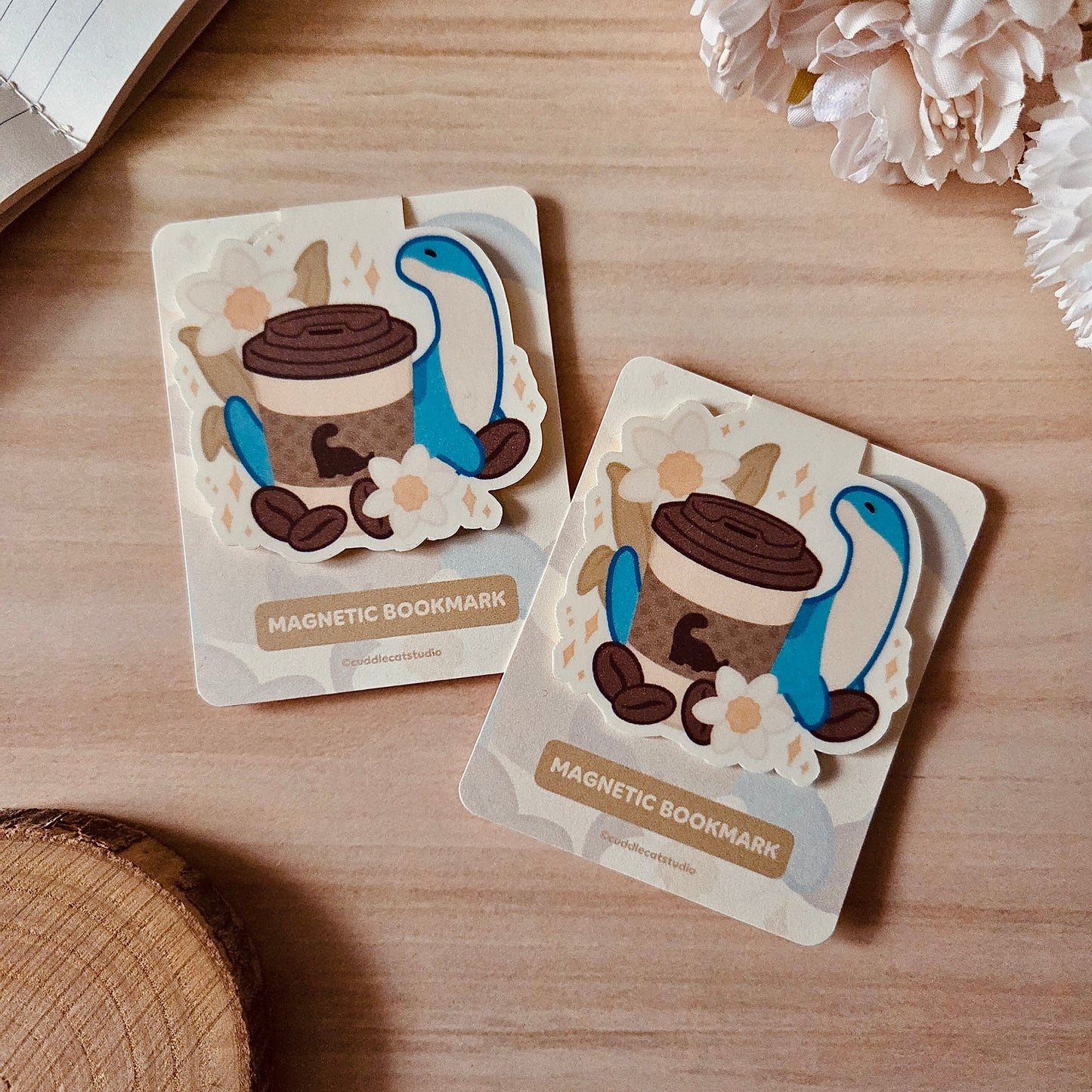 magnetic bookmark - Life is better with a book