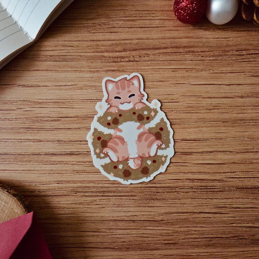 Kiss Cut Sticker - Christmas Greeting