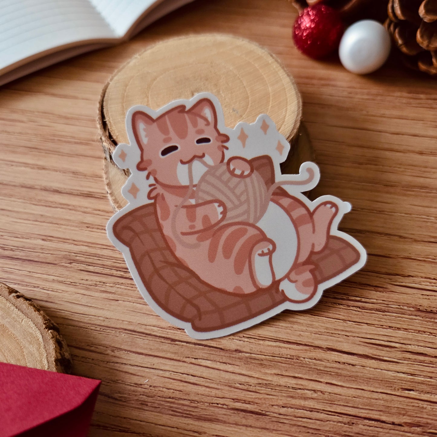 Kiss Cut Sticker - Knit & Stitch