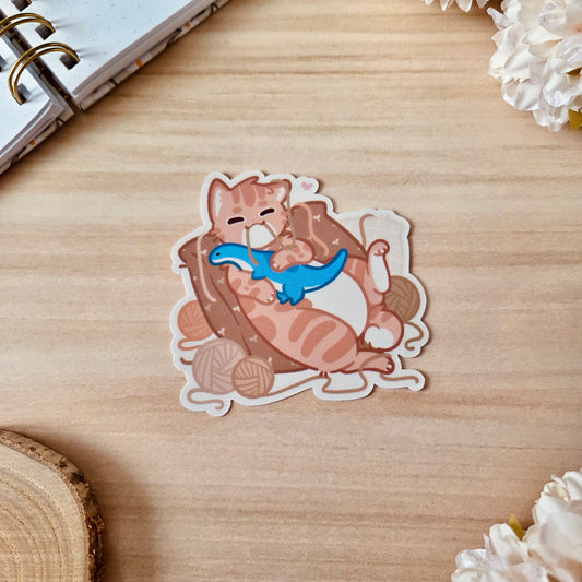 Kiss Cut Sticker - Yarn Lover