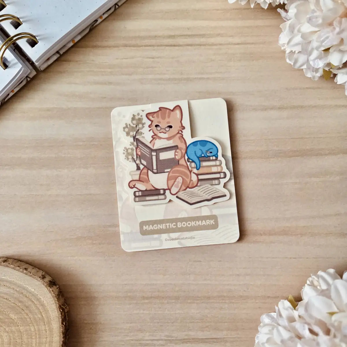 Magnetisches Lesezeichen - Cozy readers club