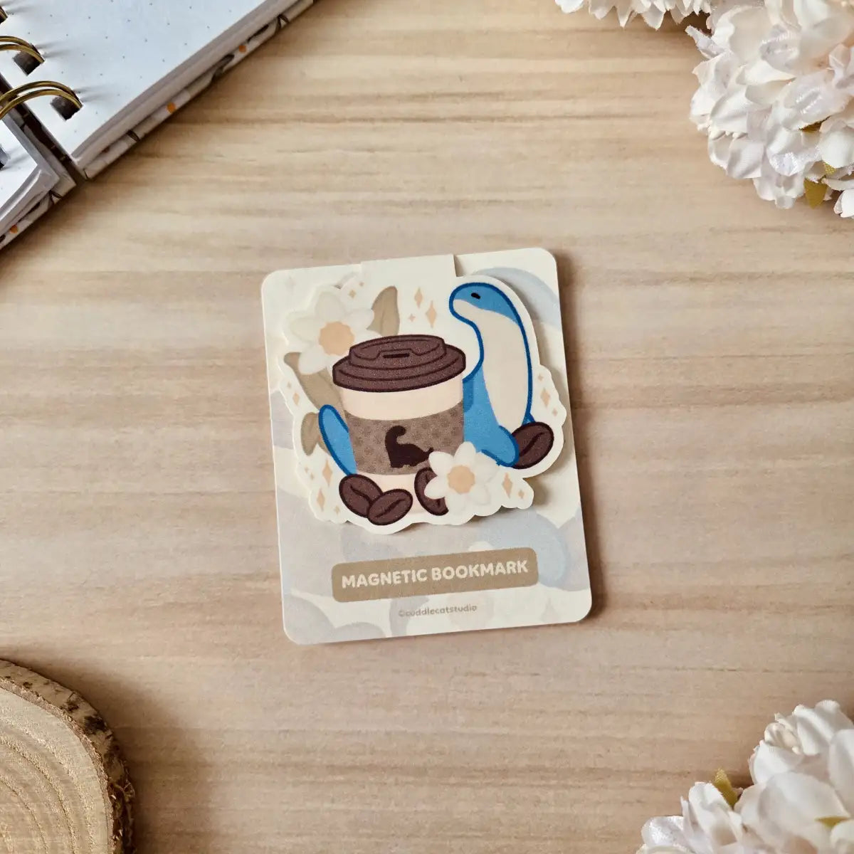 magnetic bookmark - Flourishing coffee days