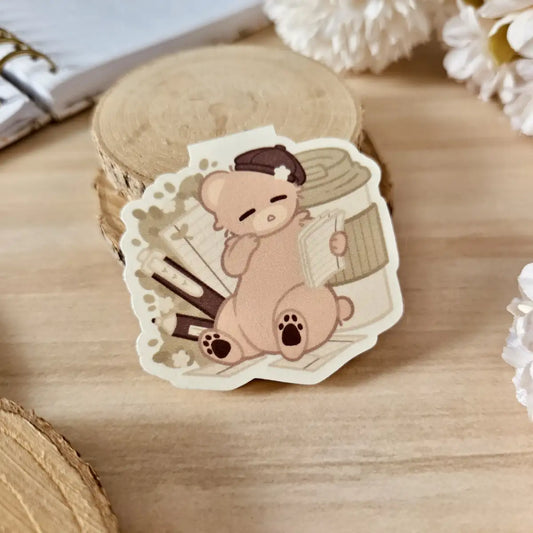 magnetic bookmark - Cozy study time