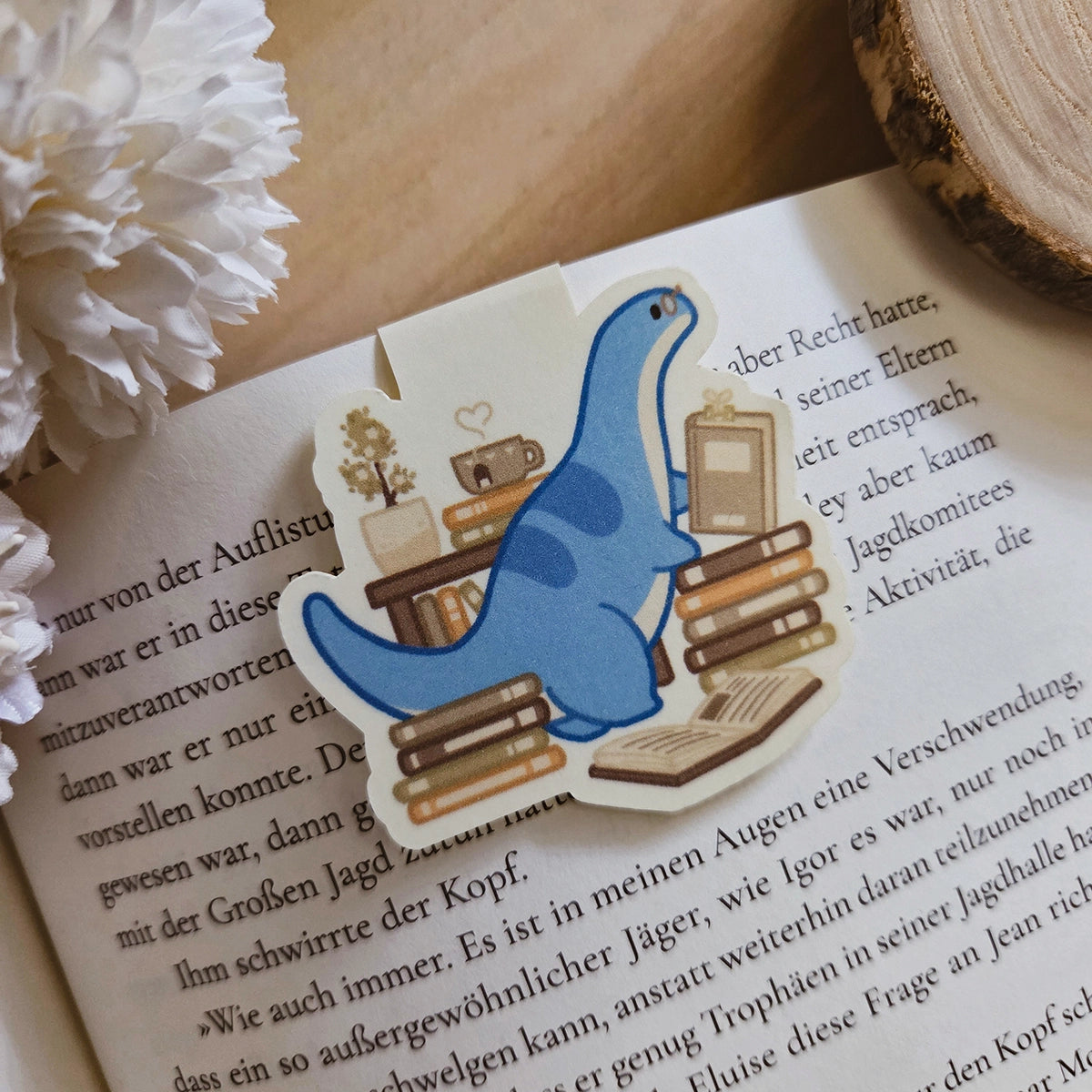 Magnetisches Lesezeichen - Addicted to books