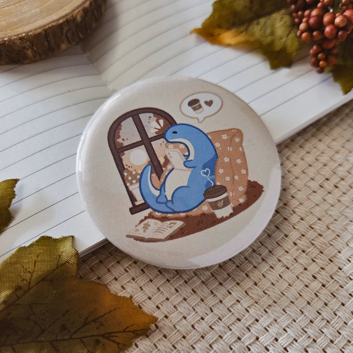 Button - Morning coffee