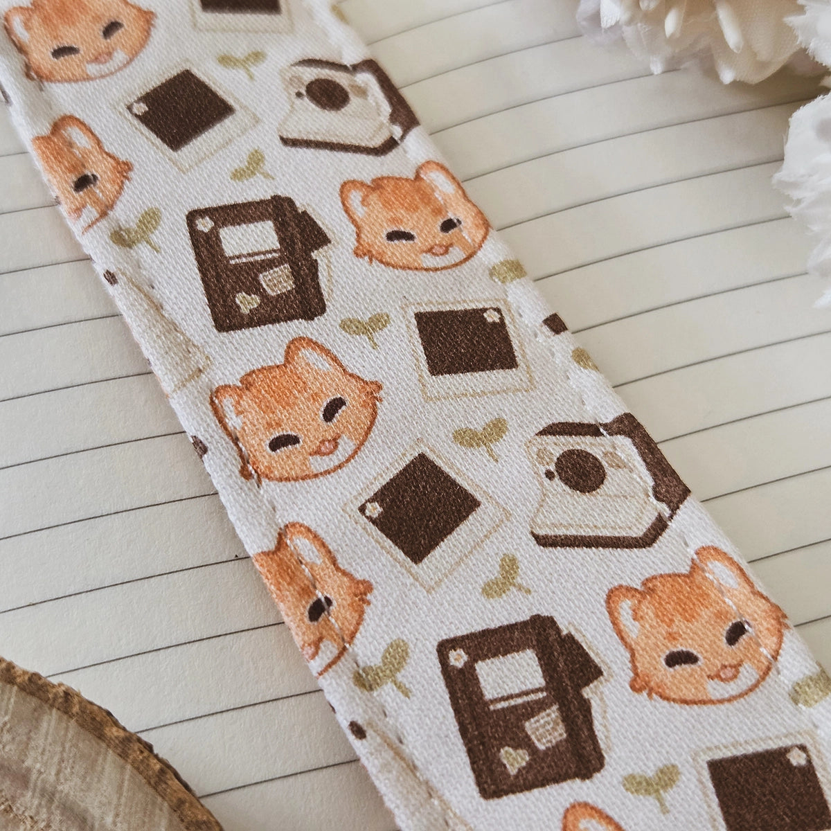 100% Cotton Keychain wristlet - Making memories