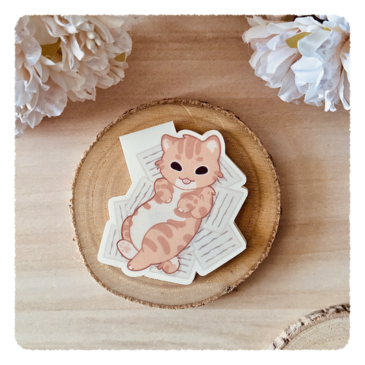 magnetic bookmark - Chill it's only chaos