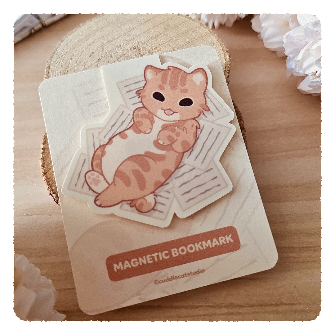 magnetic bookmark - Chill it's only chaos