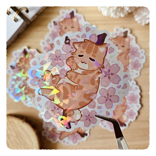 Kiss Cut Sticker - Cherry Blossom Friends ❘ Kleiner Flowers