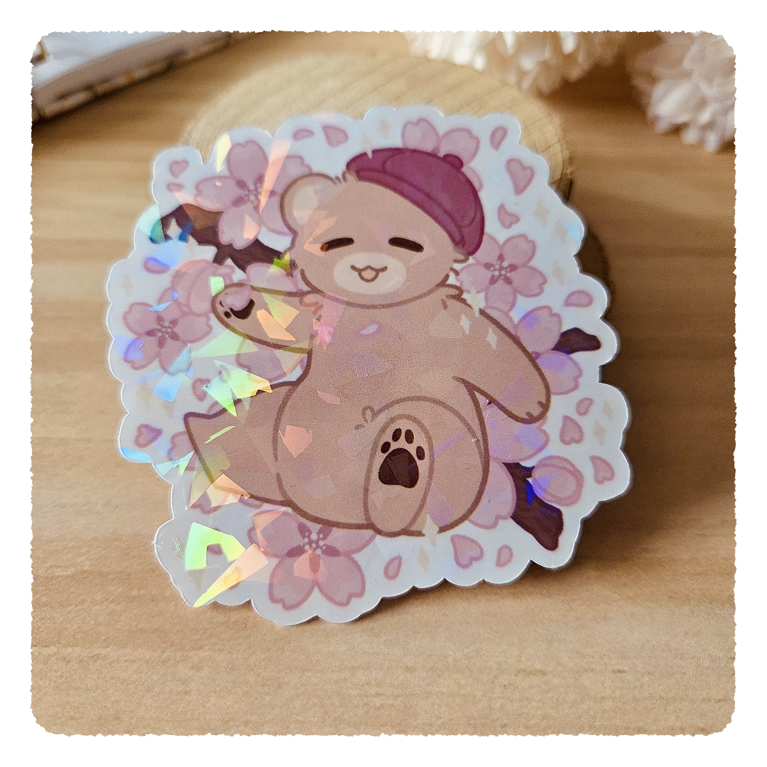 Kiss Cut Sticker - Cherry Blossom Friends ❘ Scotty