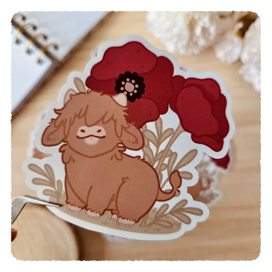 Kiss Cut Sticker - Flourishing Dreams ❘ Mohnblumen