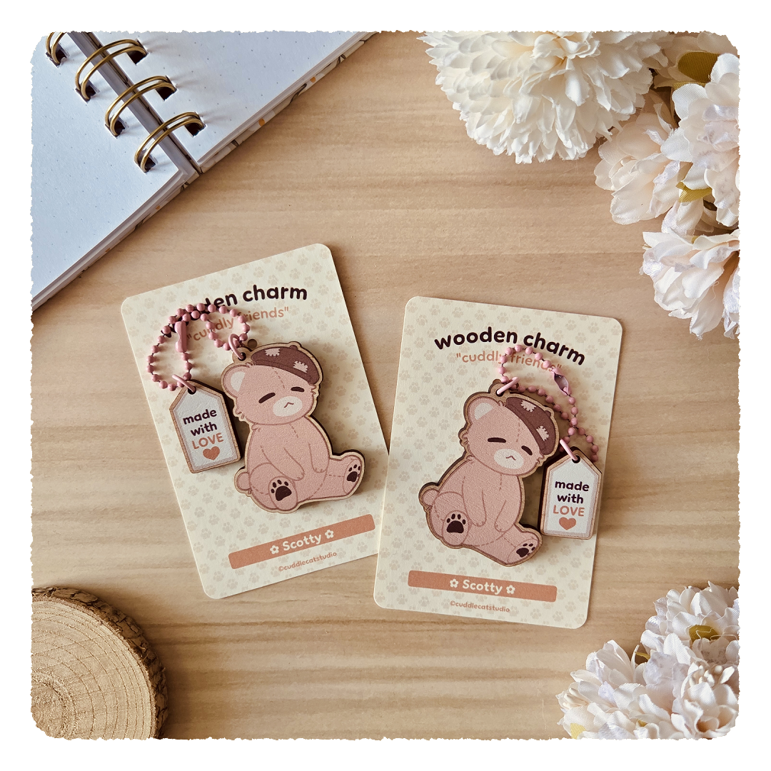 Holzanhänger - Cuddly Friends I Scotty