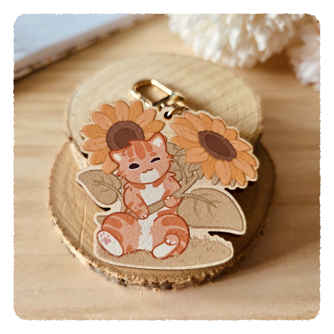 wooden charm - Flourishing Dreams I sunflowers