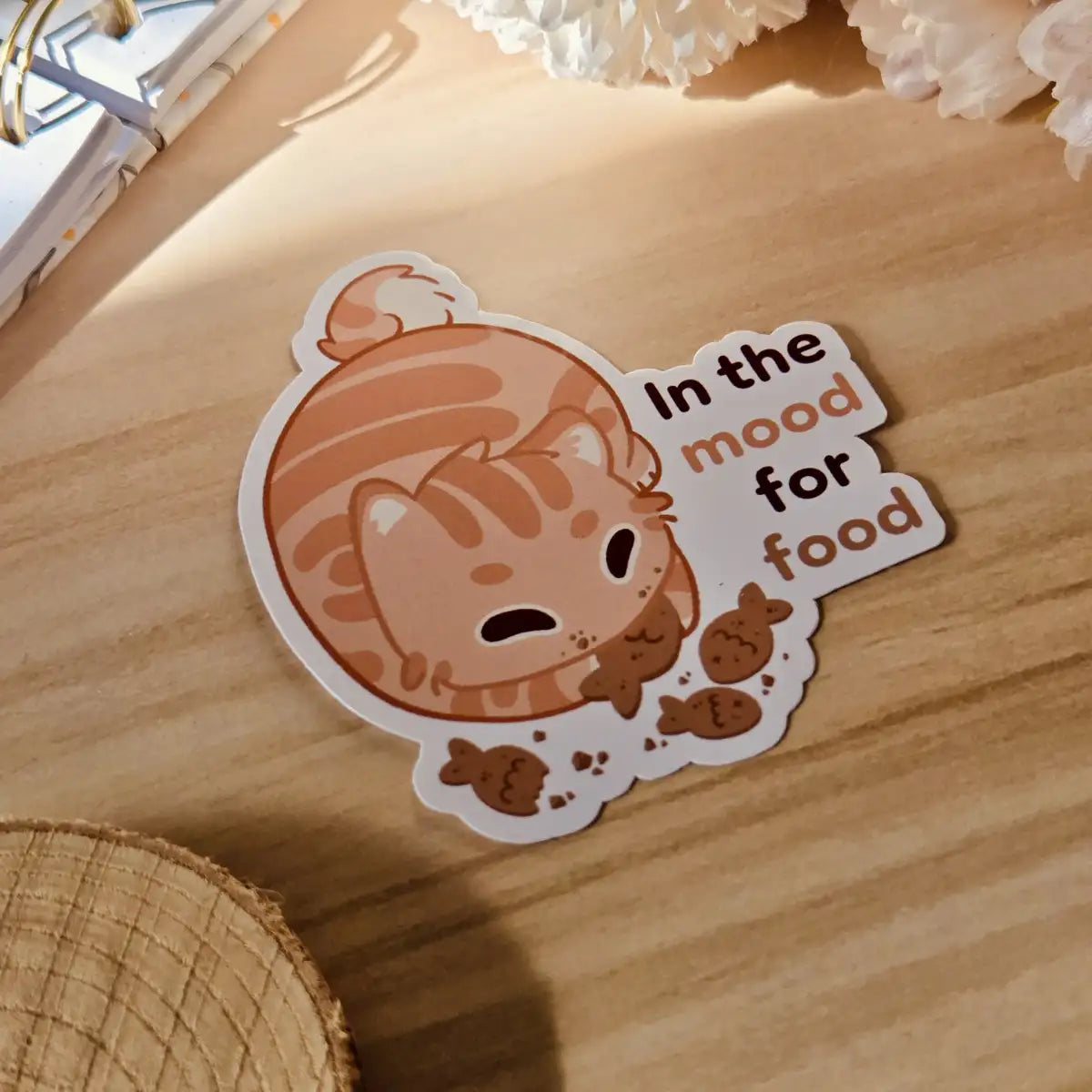 Kiss Cut Sticker - In the mood for food