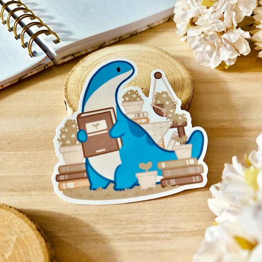 Kiss Cut Sticker - Plants & Books ❘ Rolf