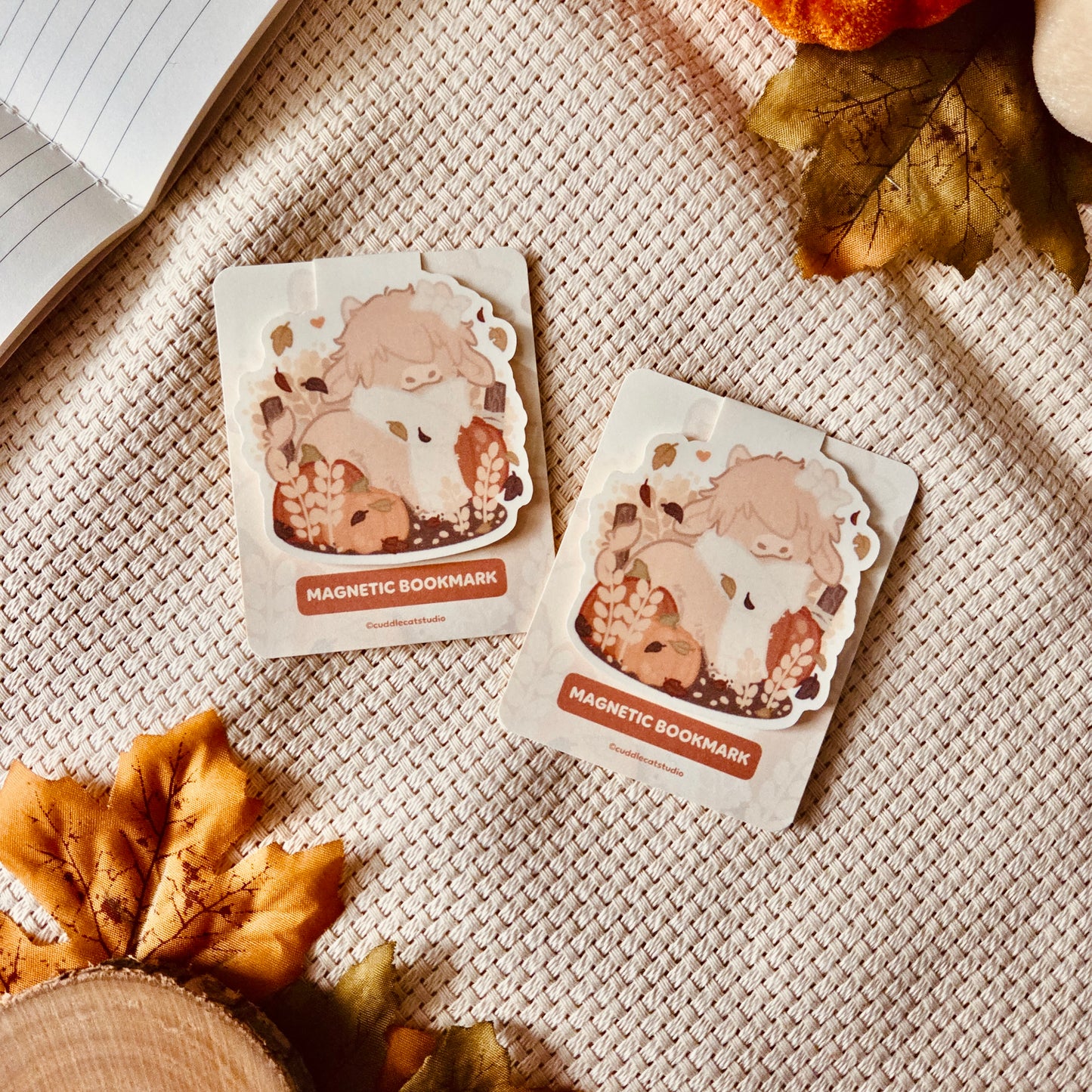 magnetic bookmark - Pumpkin Patch ❘ Betty