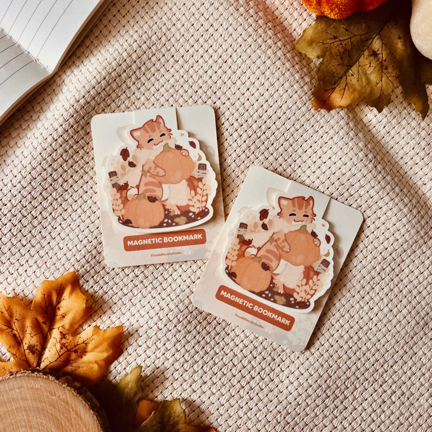 magnetic bookmark - Pumpkin Patch ❘ Little Flowers