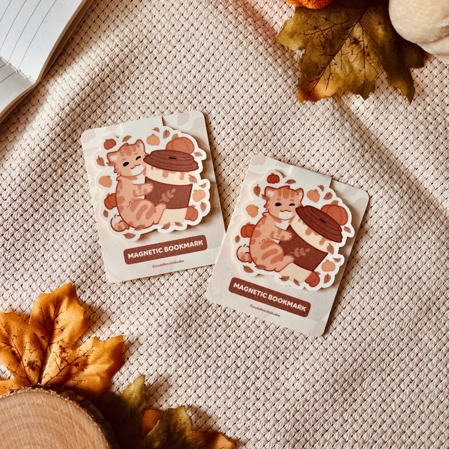 magnetic bookmark - Pumpkin Spice & everything nice