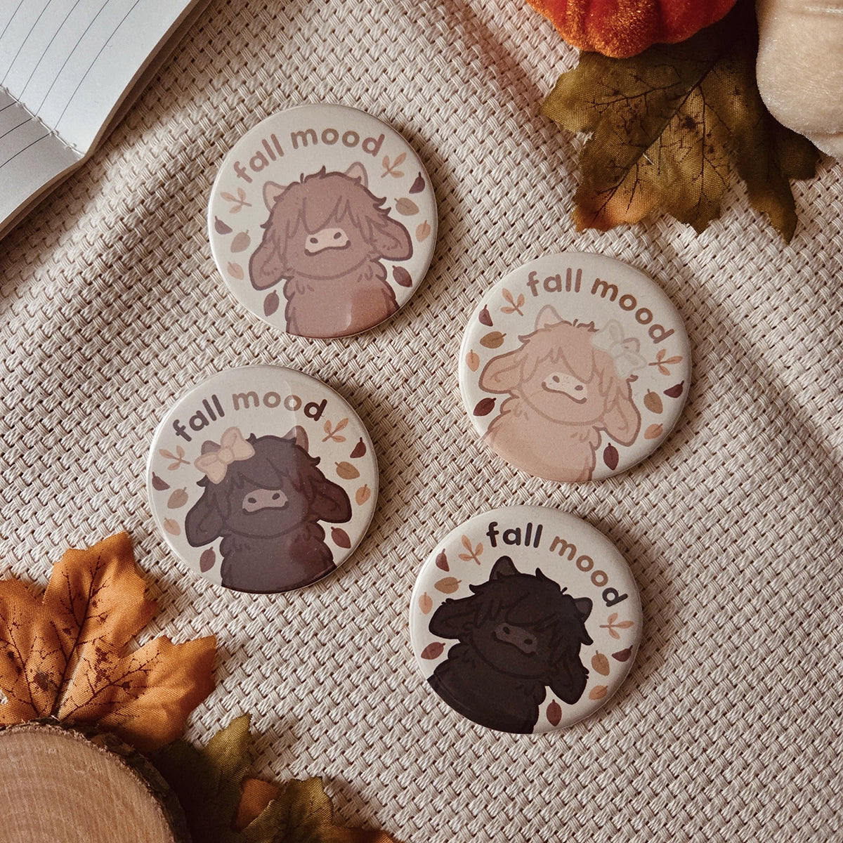 Button - Fall mood