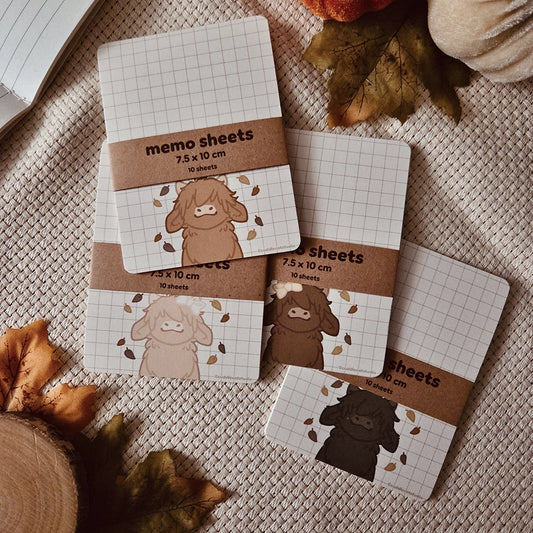 Memo Sheets - Fall mood