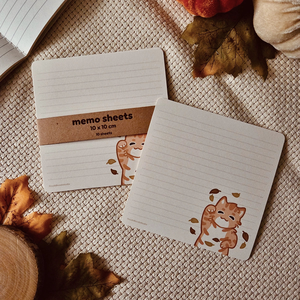 Memo Sheets - I love fall