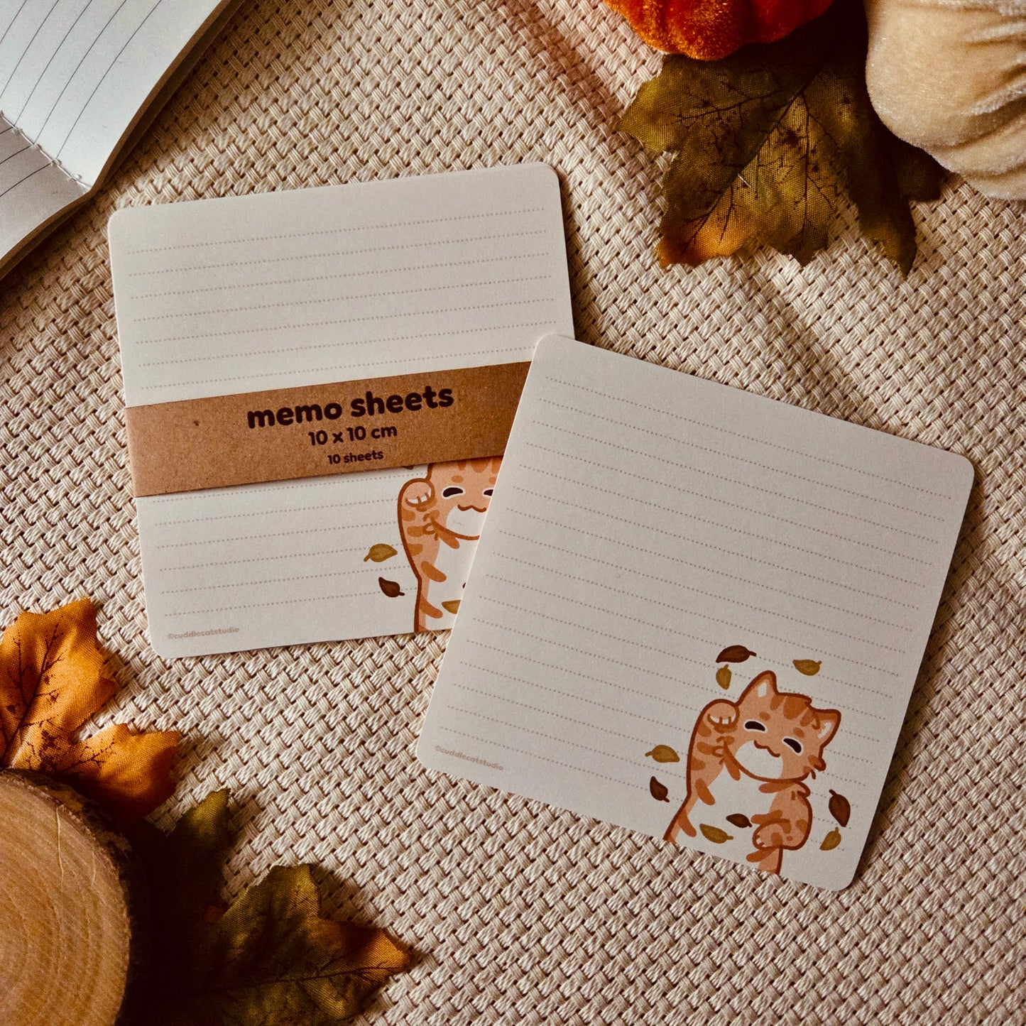 Memo Sheets - I love fall