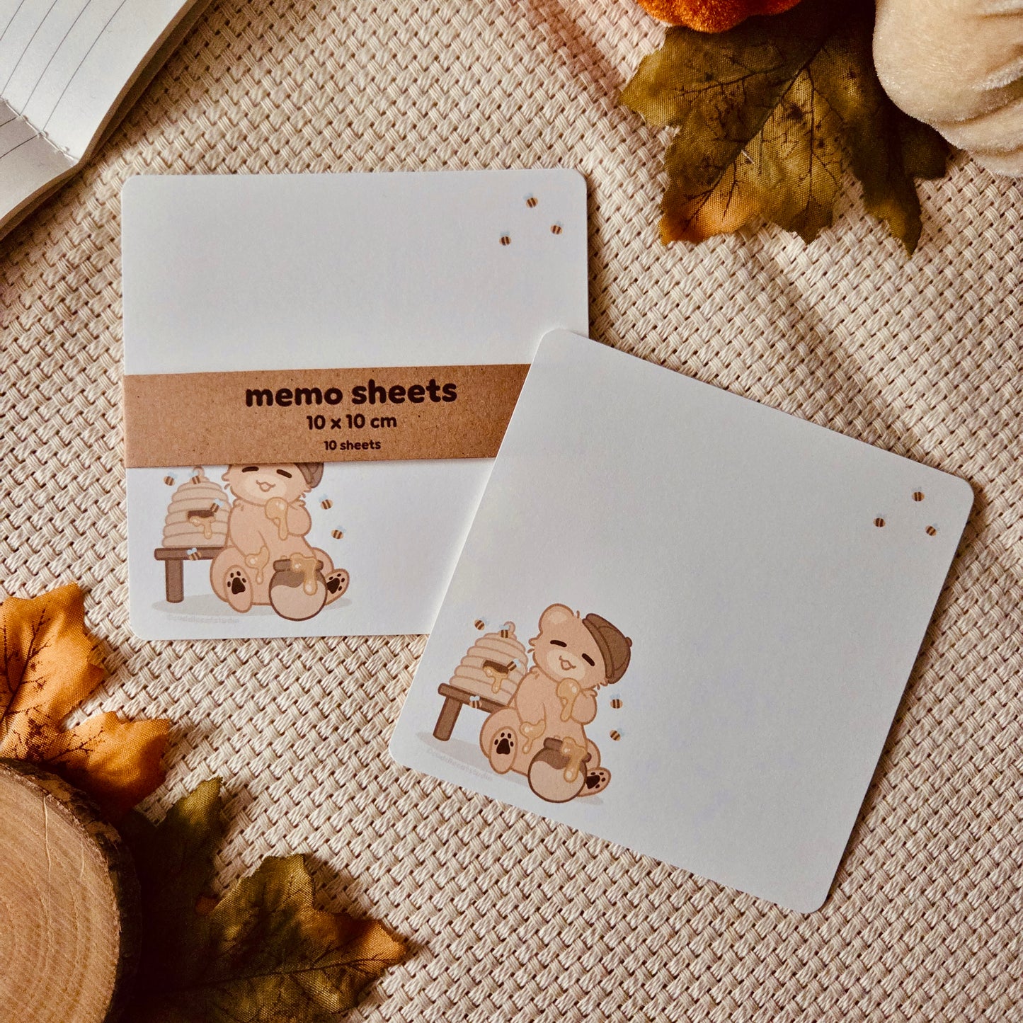 Memo Sheets - Honey bear