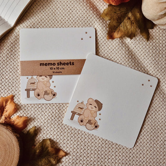 Memo Sheets - Honey Bear