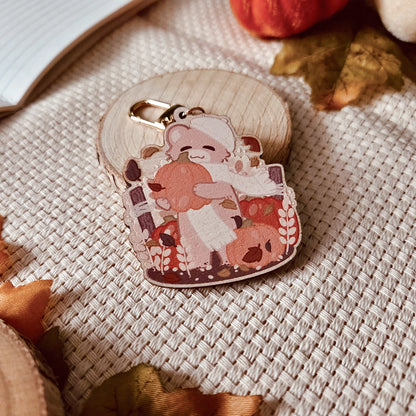 Wooden charm - Pumpkin Patch
