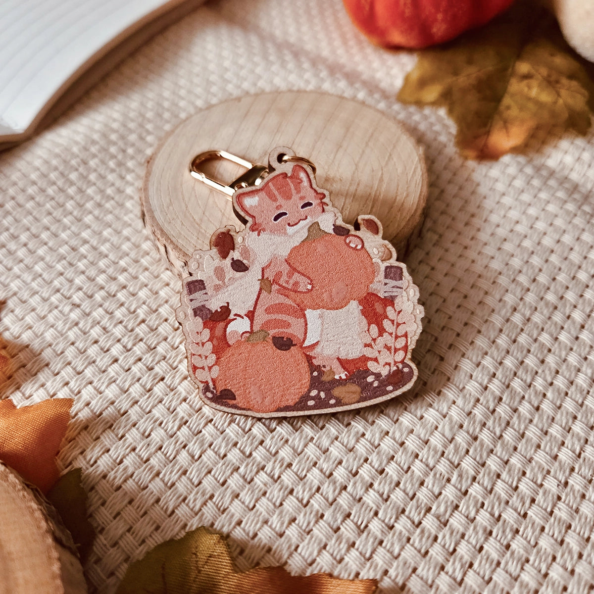 Wooden charm - Pumpkin Patch