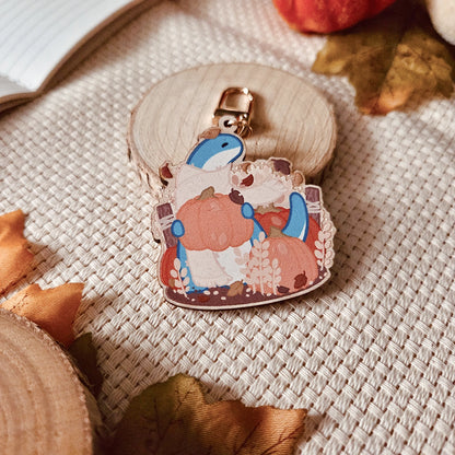 Wooden charm - Pumpkin Patch
