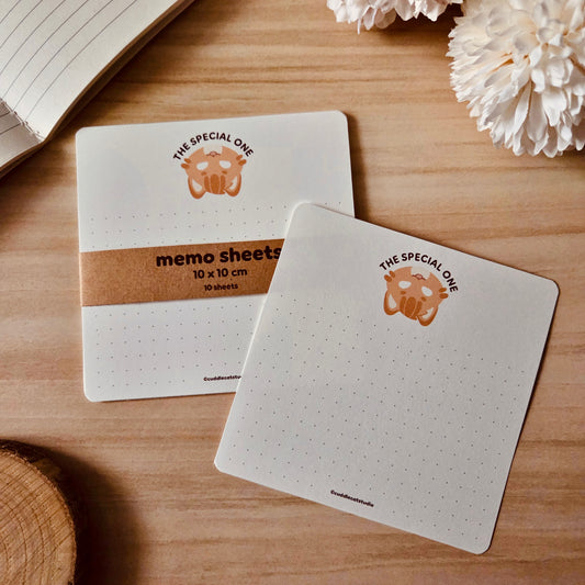 Memo Sheets - The Special One