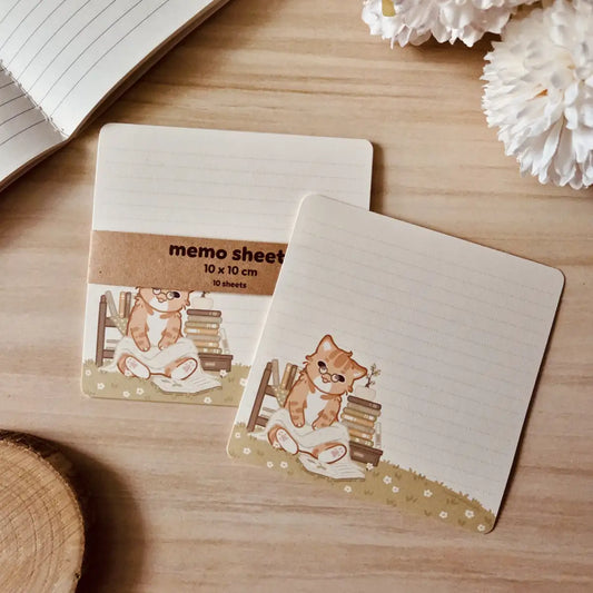 Memo Sheets - Life is better with a book