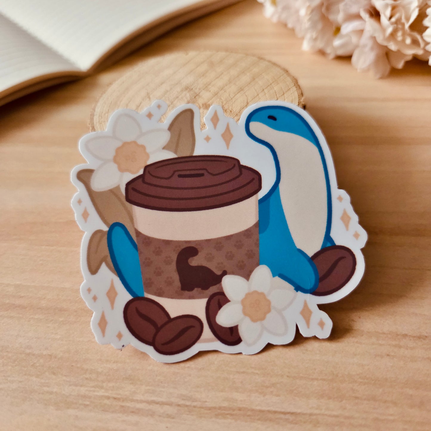 Kiss Cut Sticker - Flourishing Coffee Days