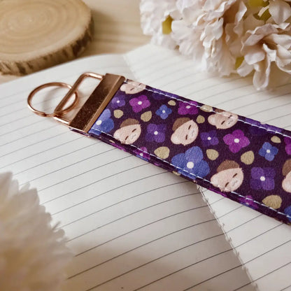Keychain wristlet - Flourishing Dreams