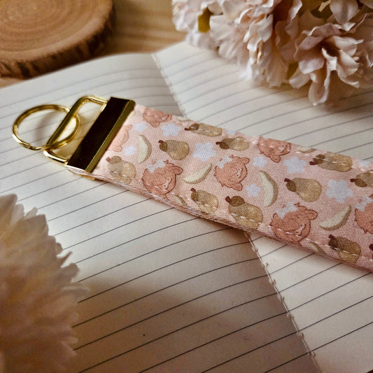 Keychain wristlet - Lovely Orchard ❘ Lovely Pear