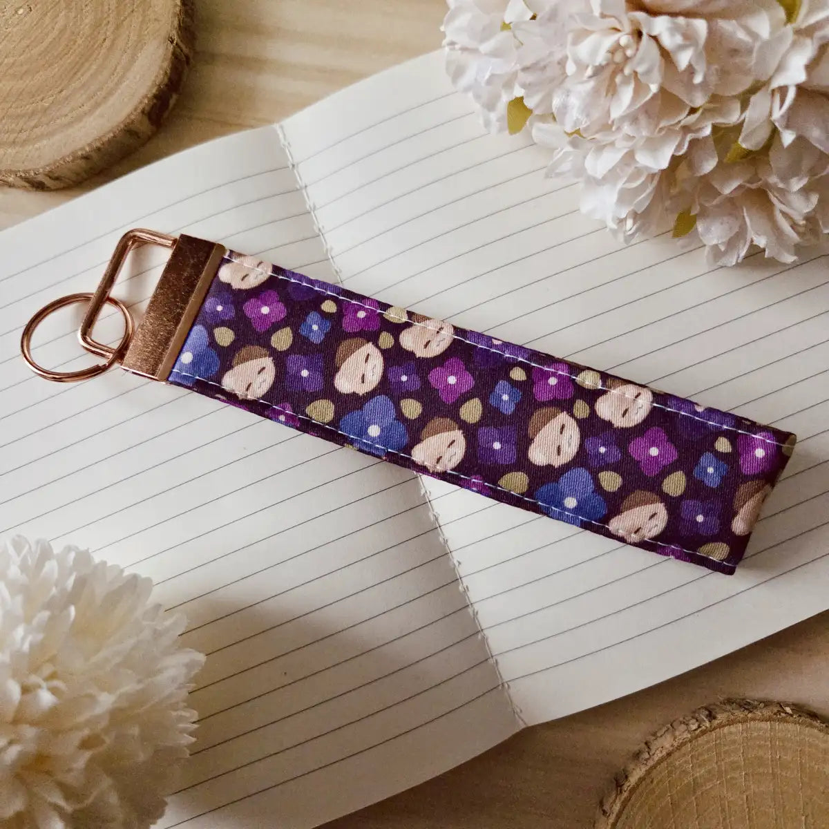 Keychain wristlet - Flourishing Dreams
