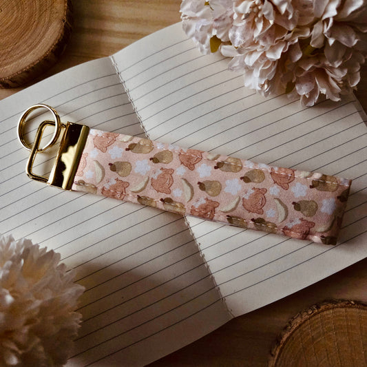 Keychain wristlet - Lovely Orchard ❘ Lovely Pear