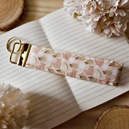 Keychain wristlet - Lovely Orchard