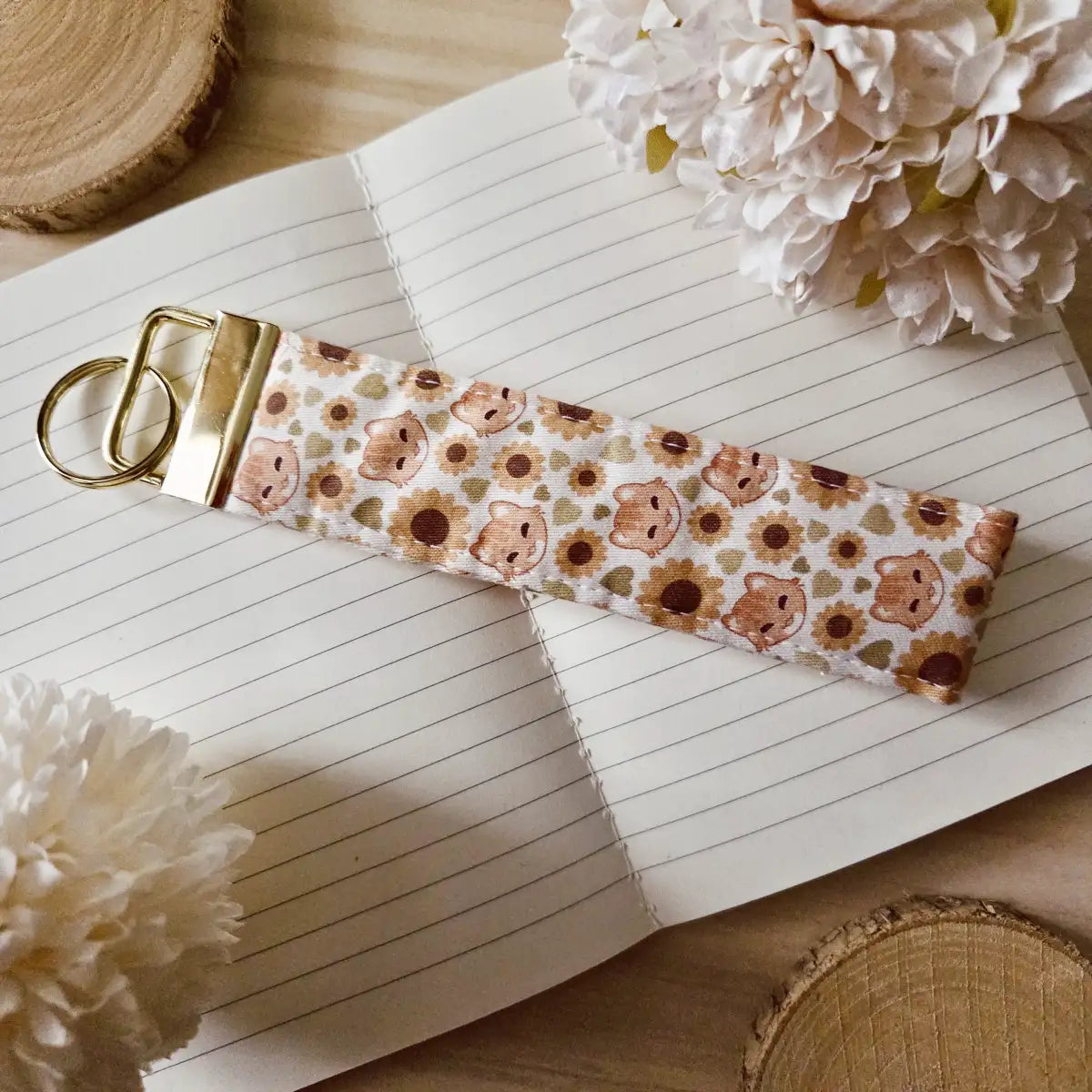 Keychain wristlet - Flourishing Dreams