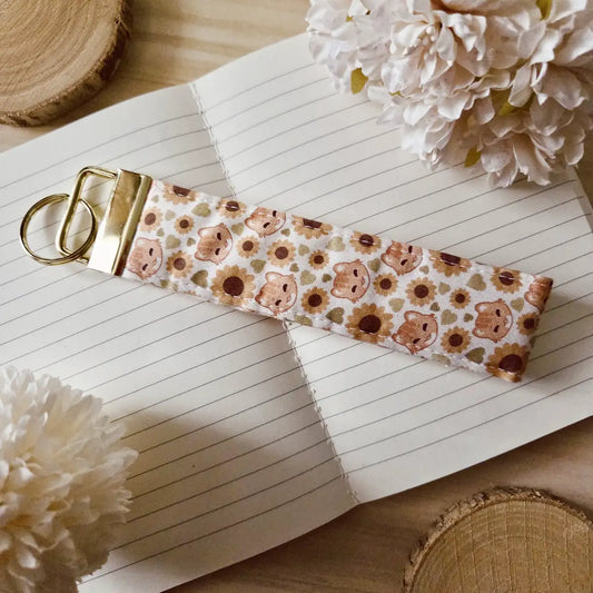 Keychain wristlet - Flourishing Dreams