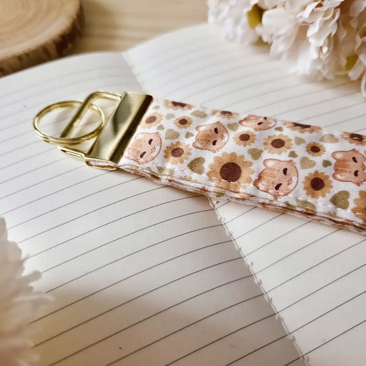 Keychain wristlet - Flourishing Dreams