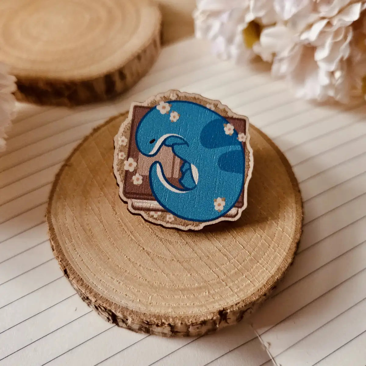 Holzpin - Flowers & Books ❘ Blind Bag