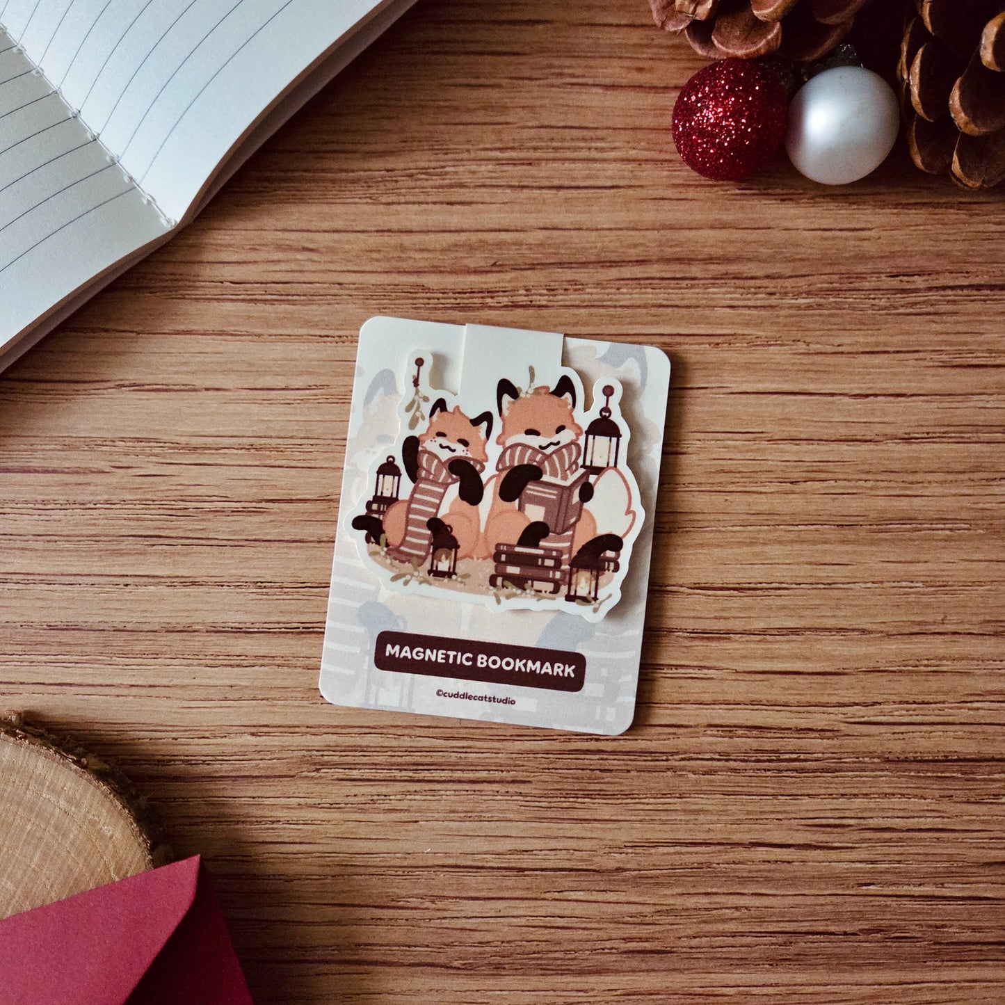 magnetic bookmark - Sweater weather ❘ Little Flowers