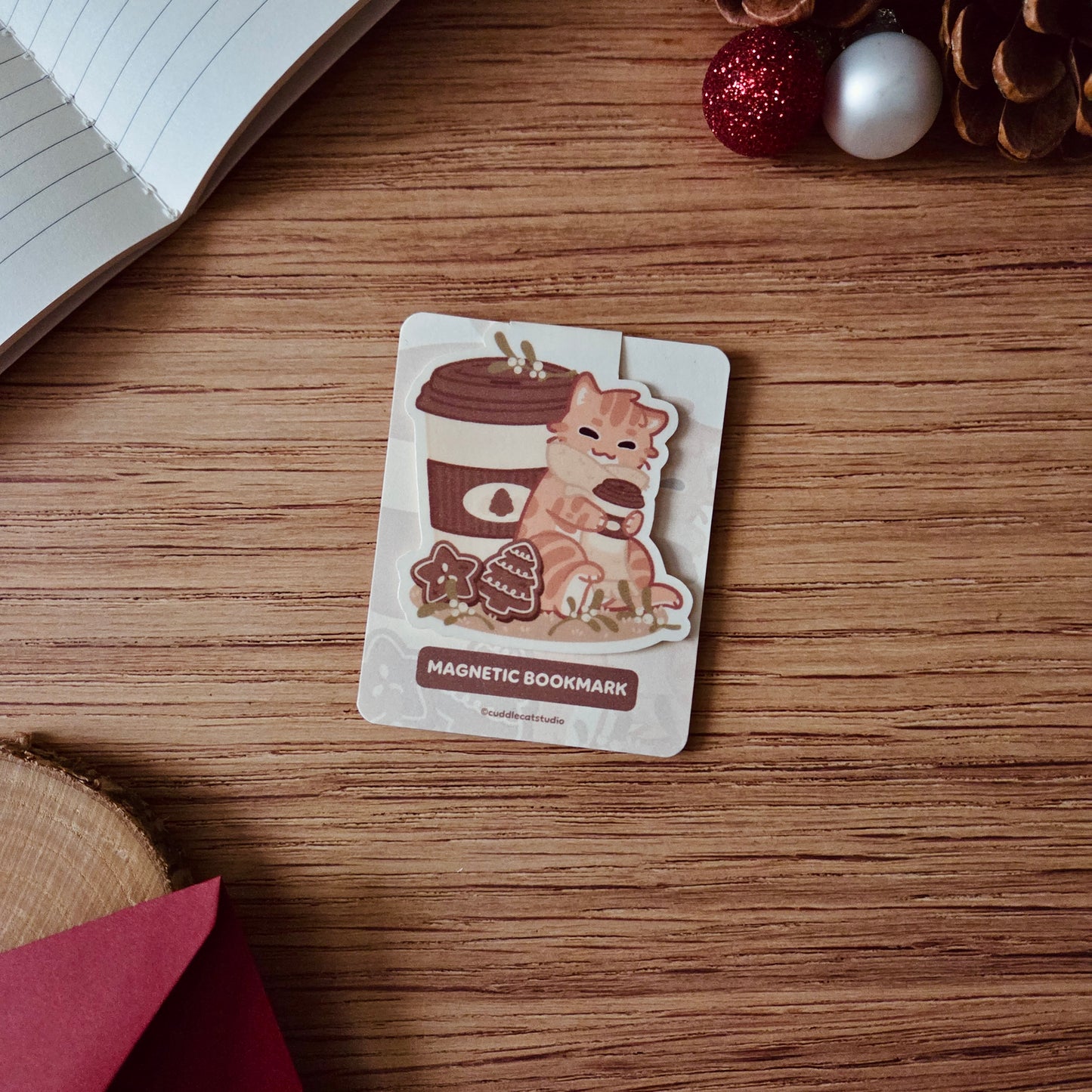 magnetic bookmark - Sweater weather ❘ Little Flowers