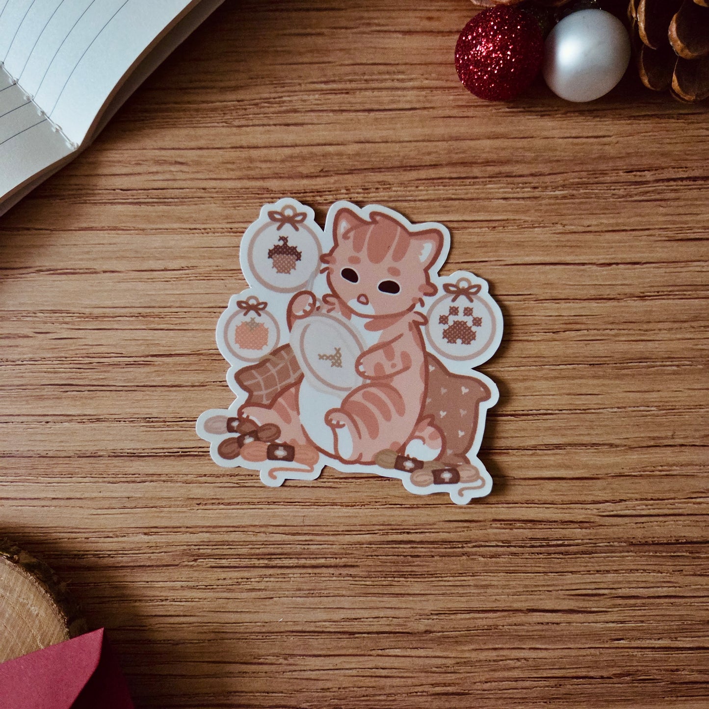 Kiss Cut Sticker - Knit & Stitch