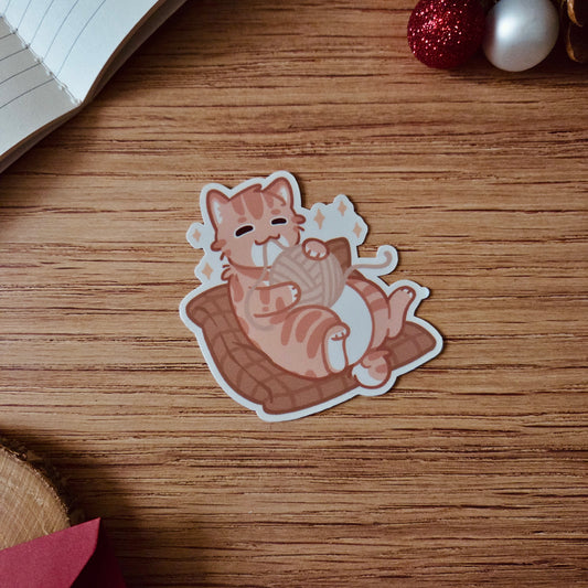 Kiss Cut Sticker - Knit & Stitch